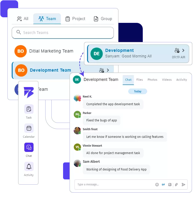 Real Time Group Chats