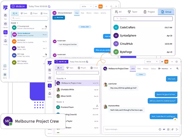 Group and Private Chats